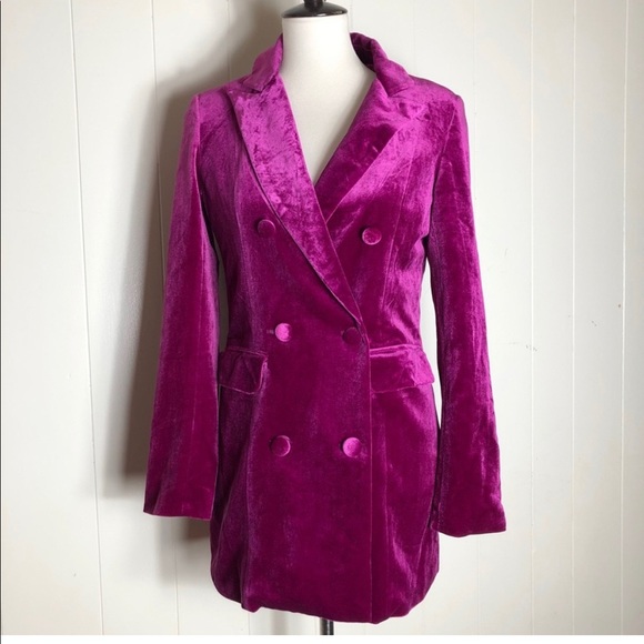 Forever 21 Dresses & Skirts - Elegant Purple Velvet Women's Dress